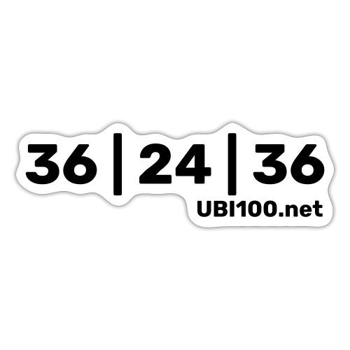36 | 24 | 36 - UBI - Sticker