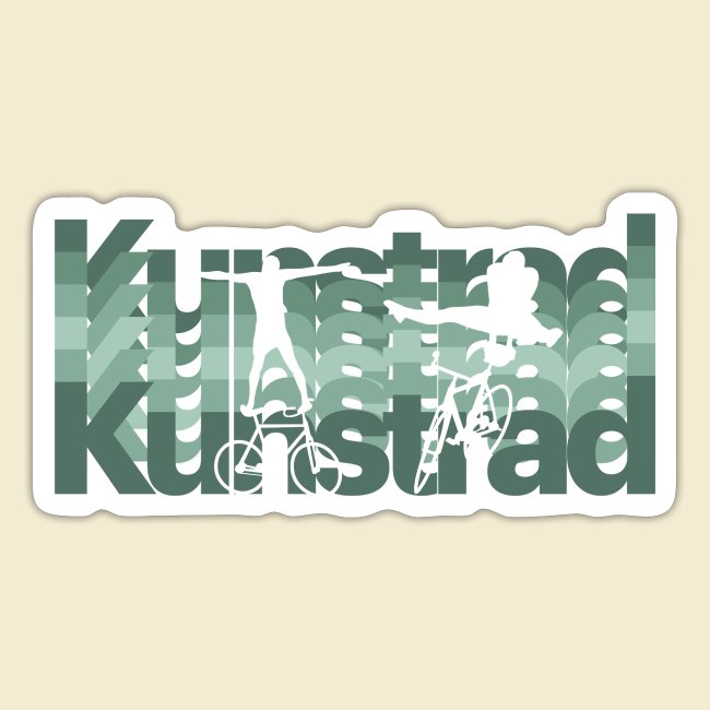 Kunstrad | Typo Art green