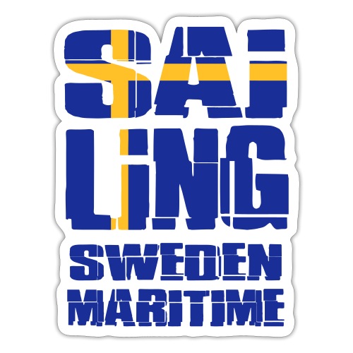 Sweden Maritime Sailing - Sticker