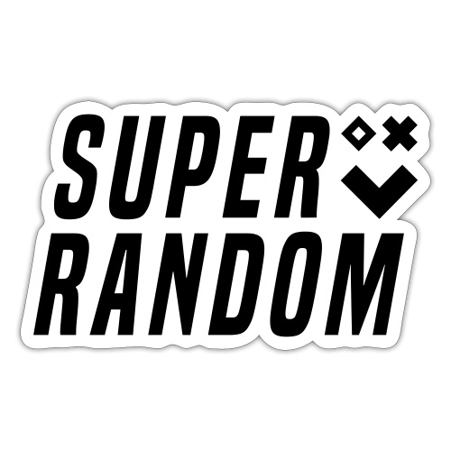 SUPER RANDOM BLACKEDOUT - Sticker