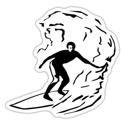 Wave & Surfing - Sticker
