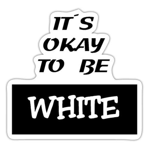 white - Sticker