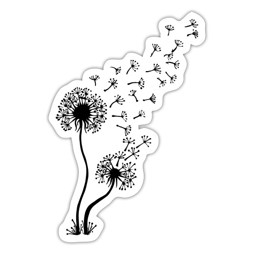 Pusteblume, Löwenzahn, Blumen, Blume, Frühling - Sticker