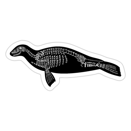 Robben scheletro - Adesivo