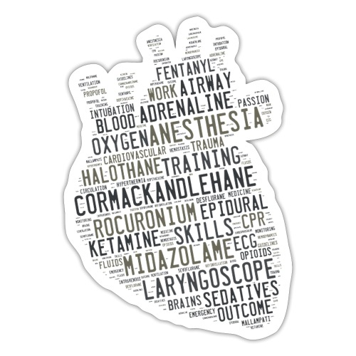 Heart of Anesthesia - Sticker