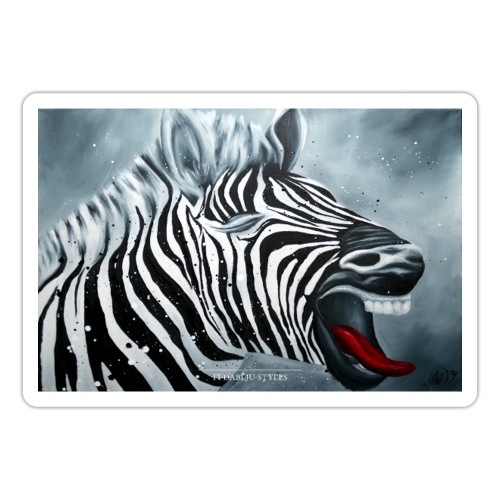 Poster Zebra - Sticker