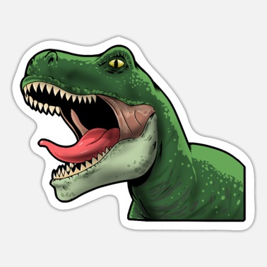 Cool Dino dinosaur prehistoric stone age fossil' Sticker | Spreadshirt