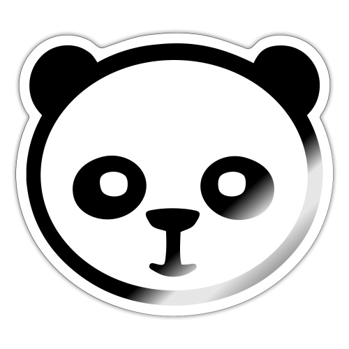 Pandabär, Große Panda, Riesenpanda, Bambusbär - Sticker