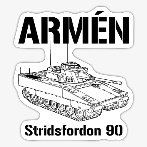 Armén Stridsfordon 9040 - Klistermärke