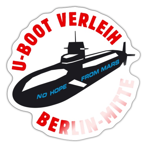 U-Boot Verleih Berlin-Mitte - Sticker