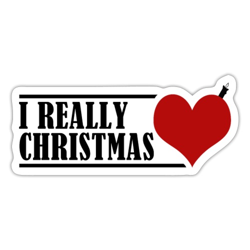 I Really Love Christmas - Sticker