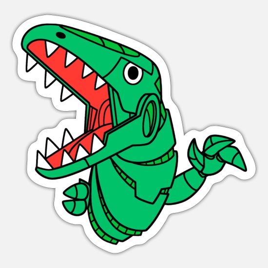Robot dinosaur - Tyrannosaurus Rex - Rawr' Sticker | Spreadshirt