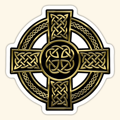 Irland Design Keltenkreuz - Sticker