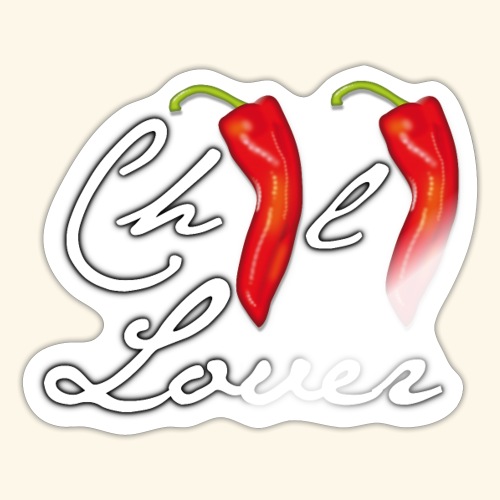 Chili T-Shirt Chili Lover - Sticker