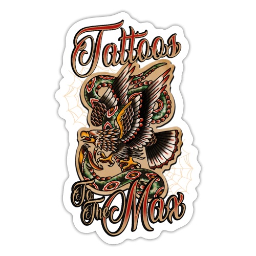 Tattoos to the Max - Eagle - Sticker