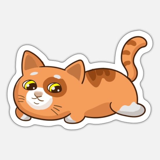 Andragende gas Crack pot Sjove katte søde katte motiver' Sticker | Spreadshirt