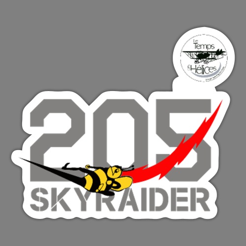 TDH20 - 205 SKYRAIDER BUMBLEBEE - Autocollant