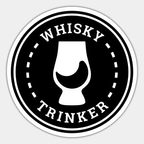 Whisky Trinker Badge - Sticker