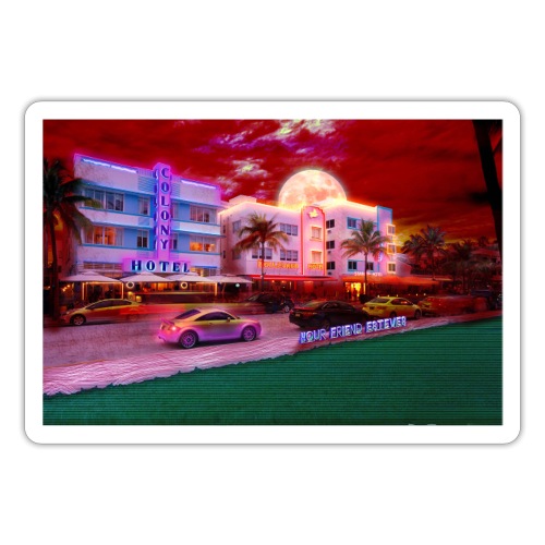 Miami Nights - Sticker