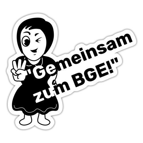 Gemeinsam zum BGE - Sticker