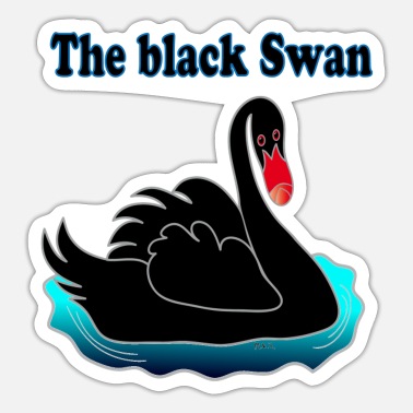 The black Swan' Sticker | Spreadshirt