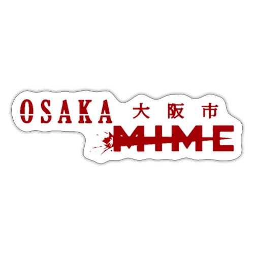 Osaka Mime Logo - Sticker