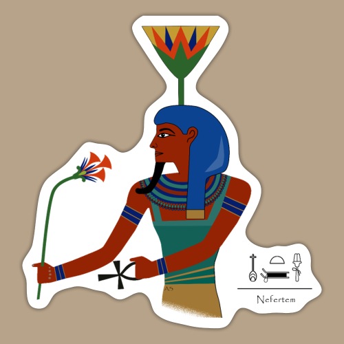 Nefertem I altägyptische Gottheit - Sticker