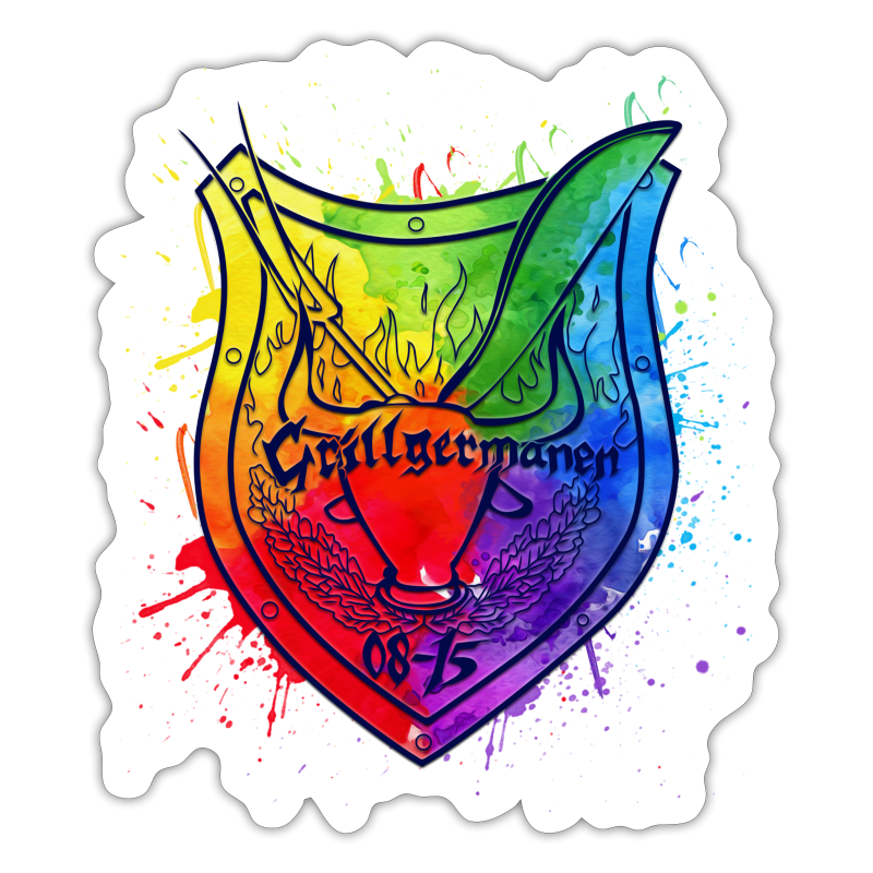 farbiges Logo - Sticker