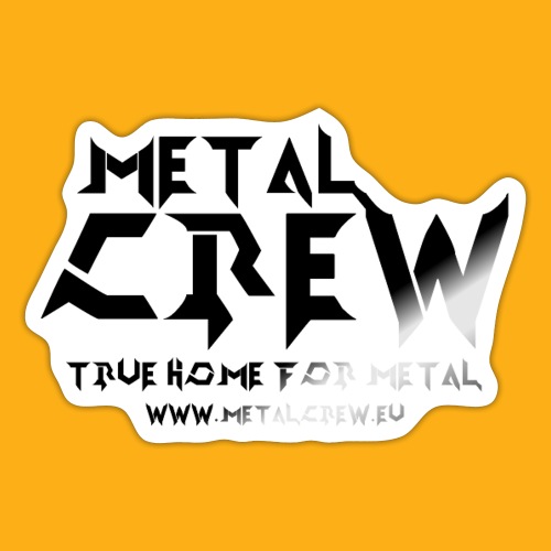 MetalCrew Logo Black - Sticker