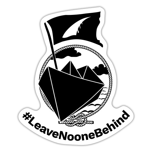 Schiffchen #LeaveNooneBehind - Sticker