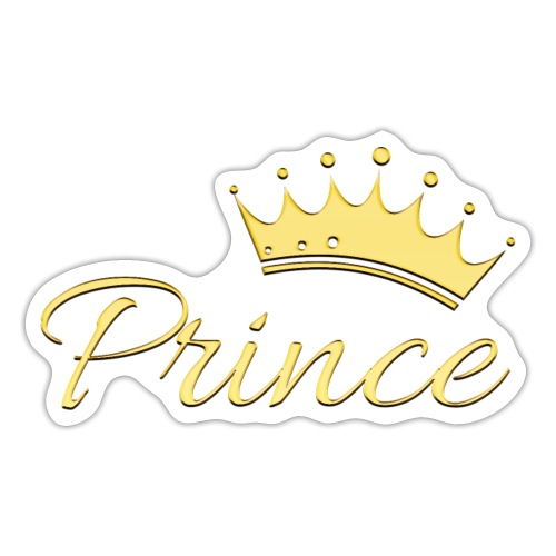 Prince O -by- Camiseta chic y shock - Pegatina