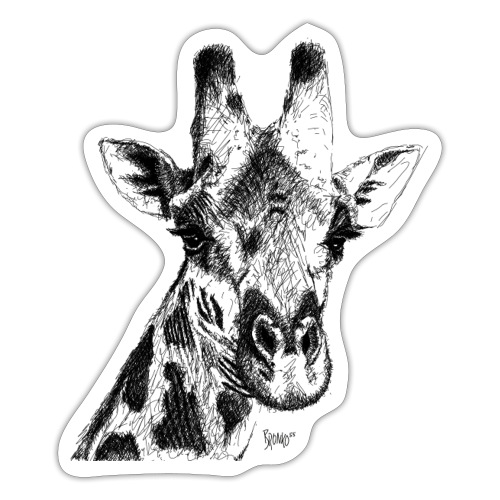 Bronko55 No.04 – Giraffenlady - Sticker