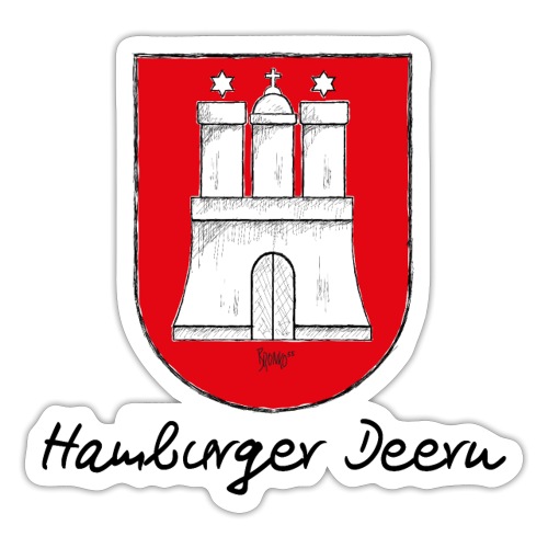 Bronko55 No.21 – Hamburger Deern - Sticker