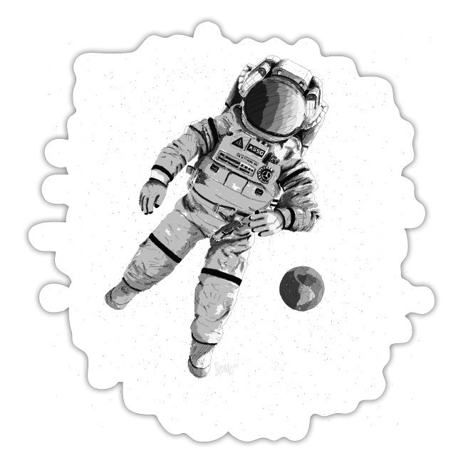 Bronko55 No.22 – Astronaut, "Space"