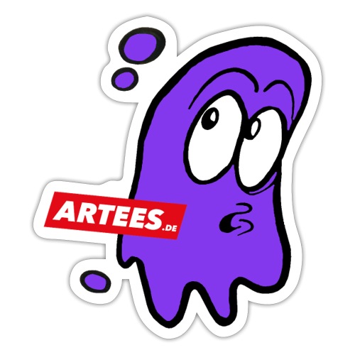 Artees GHOST Purple - Sticker