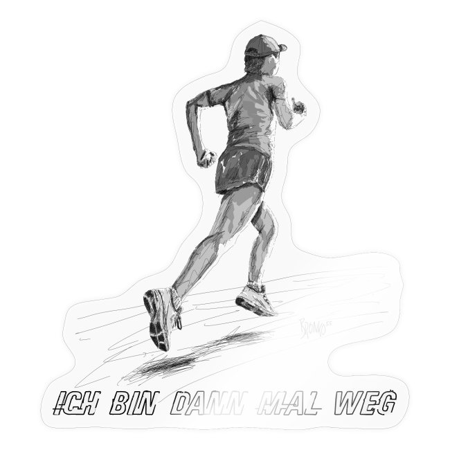 Bronko55 No.30 – Läufer „Ich bin dann mal weg“