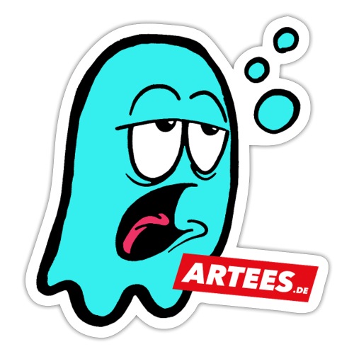 Artees GHOST Blue - Sticker