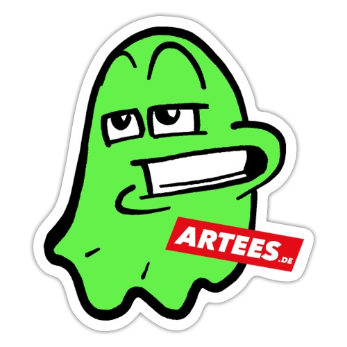 Artees GHOST Green - Sticker