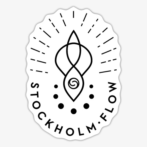 Stockholm Flow 2020 Black Logo - Klistermärke