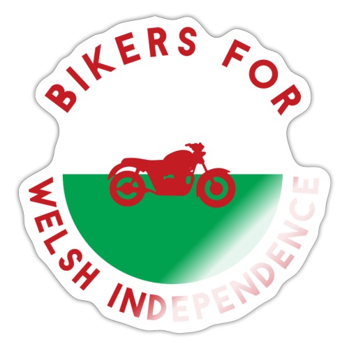 Bikers For Welsh Independence, Indywales - Sticker