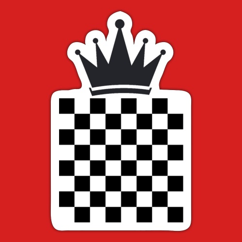 Schach König - Sticker