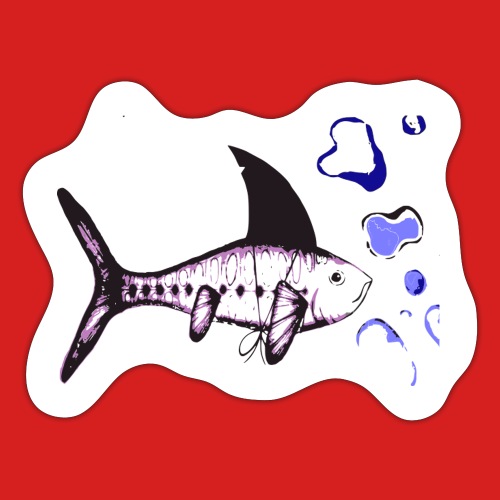 Hai-Fisch - Sticker