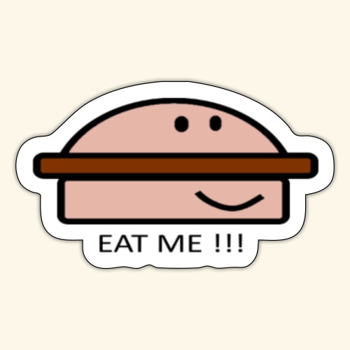 eat me - Sticker