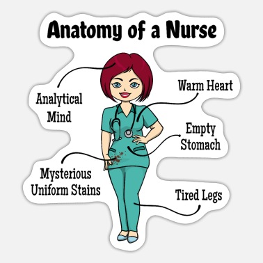 Nurse carer social worker' Sticker | Spreadshirt