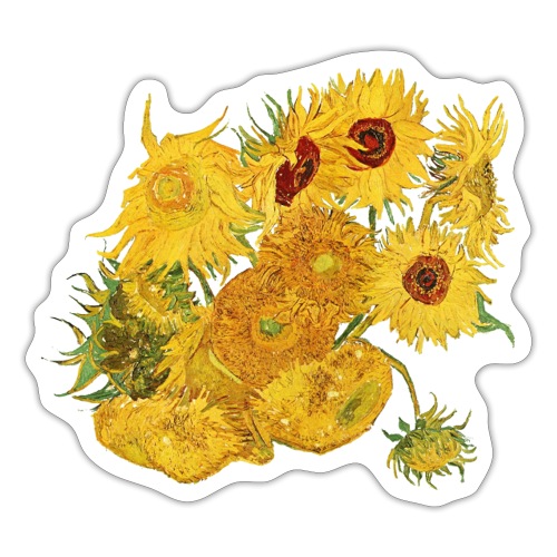 Vincent van Gogh Sonnenblumen Sunflowers Art Kunst - Sticker