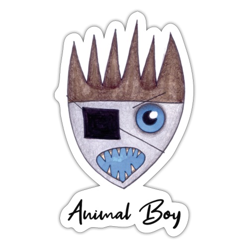 Animal Boy Hero - Adesivo