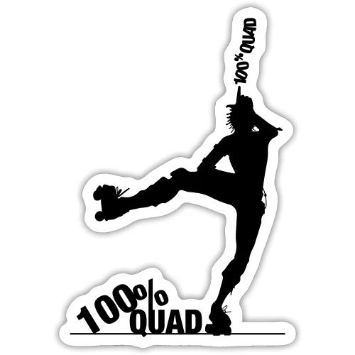 Roller Quad - Sticker taille S (10 x 10 cm)