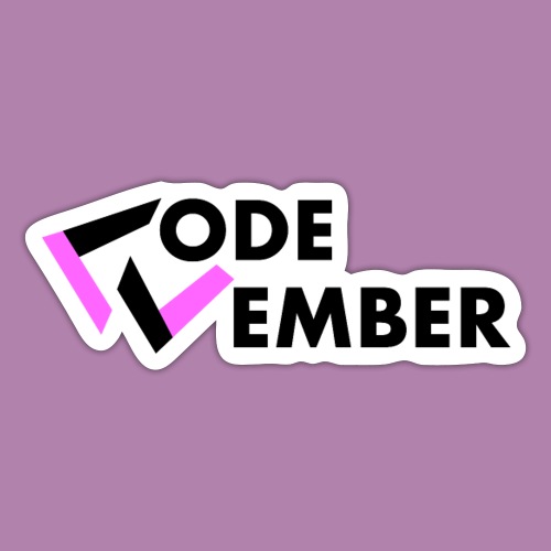 [2020 Collection] Codevember.org Logo - Sticker