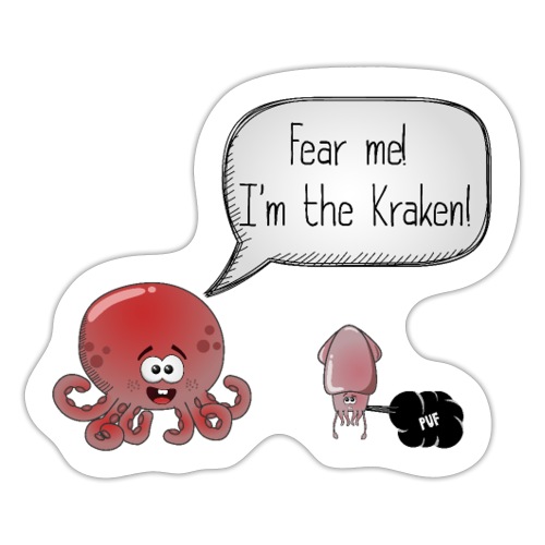 Little kraken - Sticker