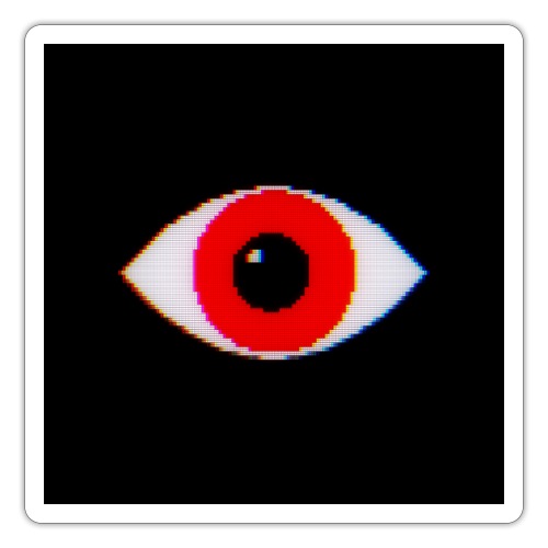 Jake's Eye (Black Background) - Sticker